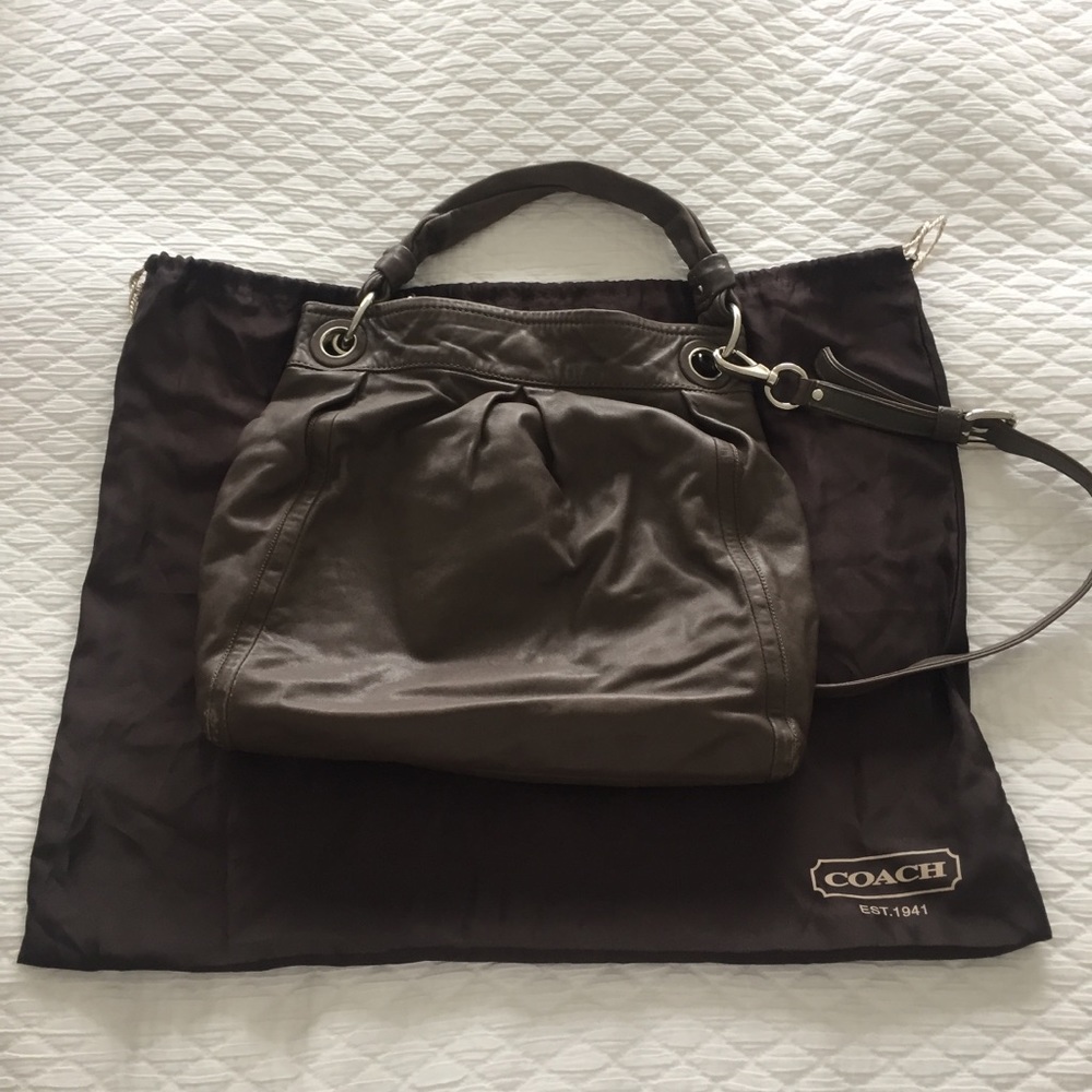 Authentic Leather Coach Bag - Picture 6 of 10